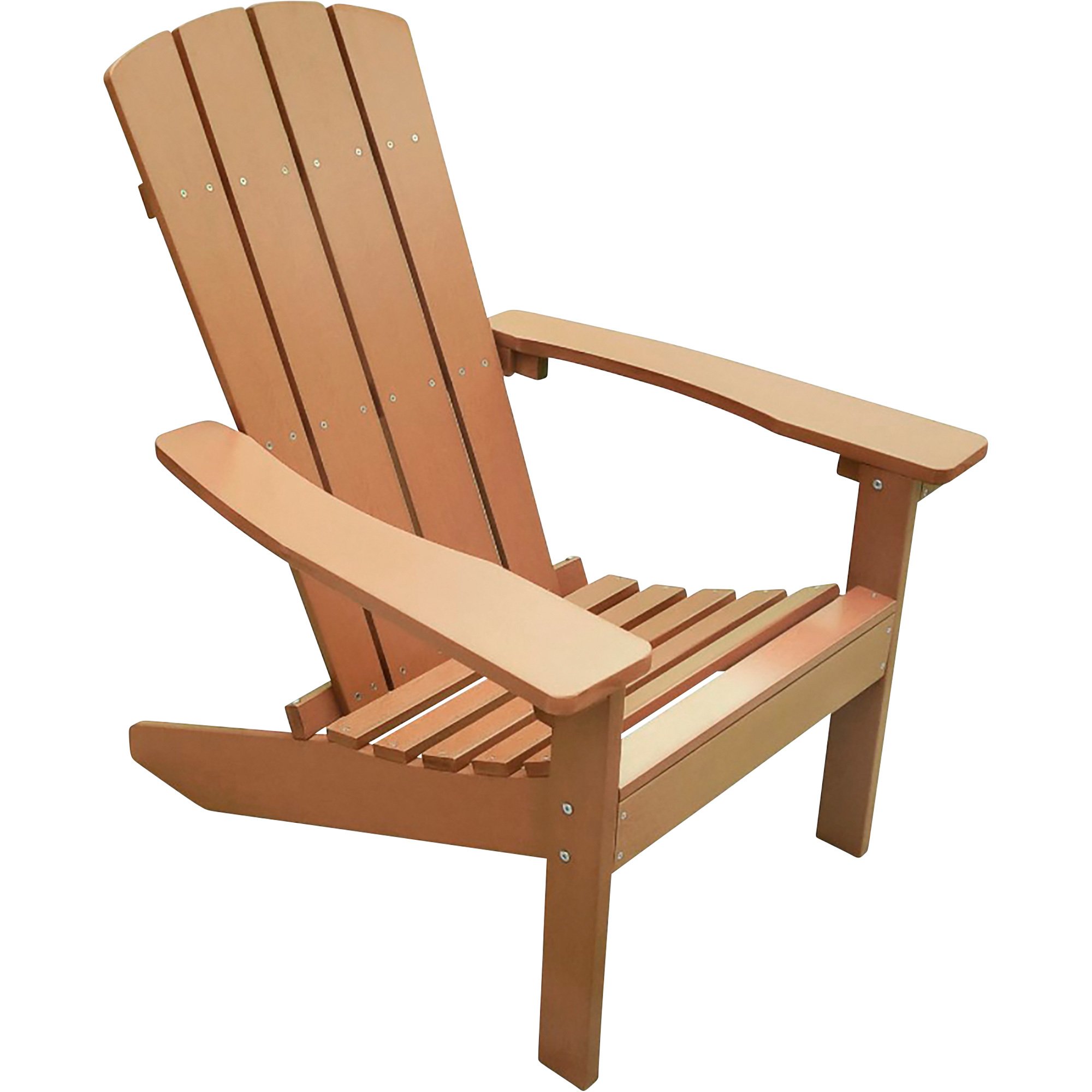 northbeam Classic Adirondack Chair — Cedar Tone Faux Wood, 250-Lb. Capacity, 32.28in.D x 29.53in.W x 36.61in.H, Model# ADC0541120010